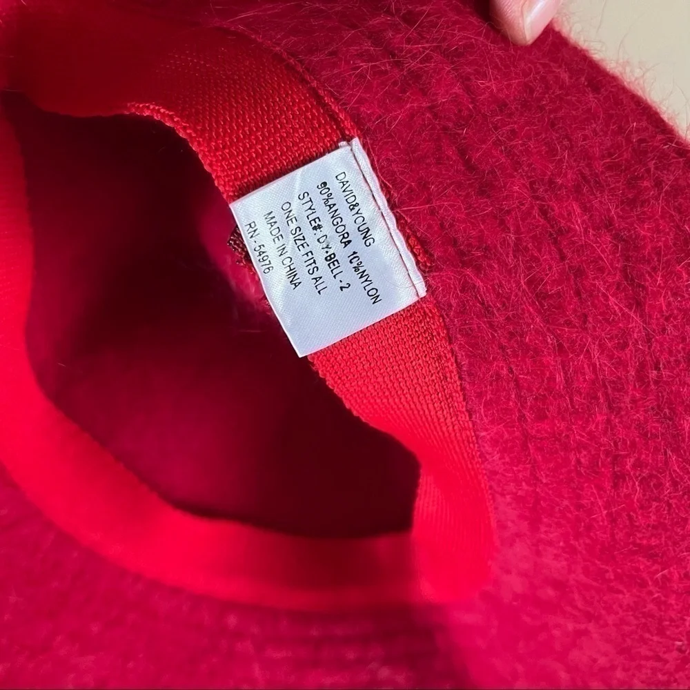 David and Young Angora Blend Hat